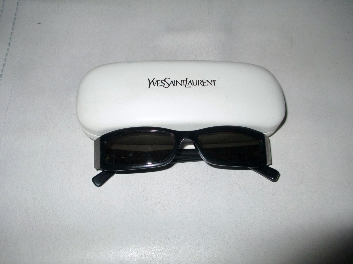 YSL  designerSUNGLASSES case close up