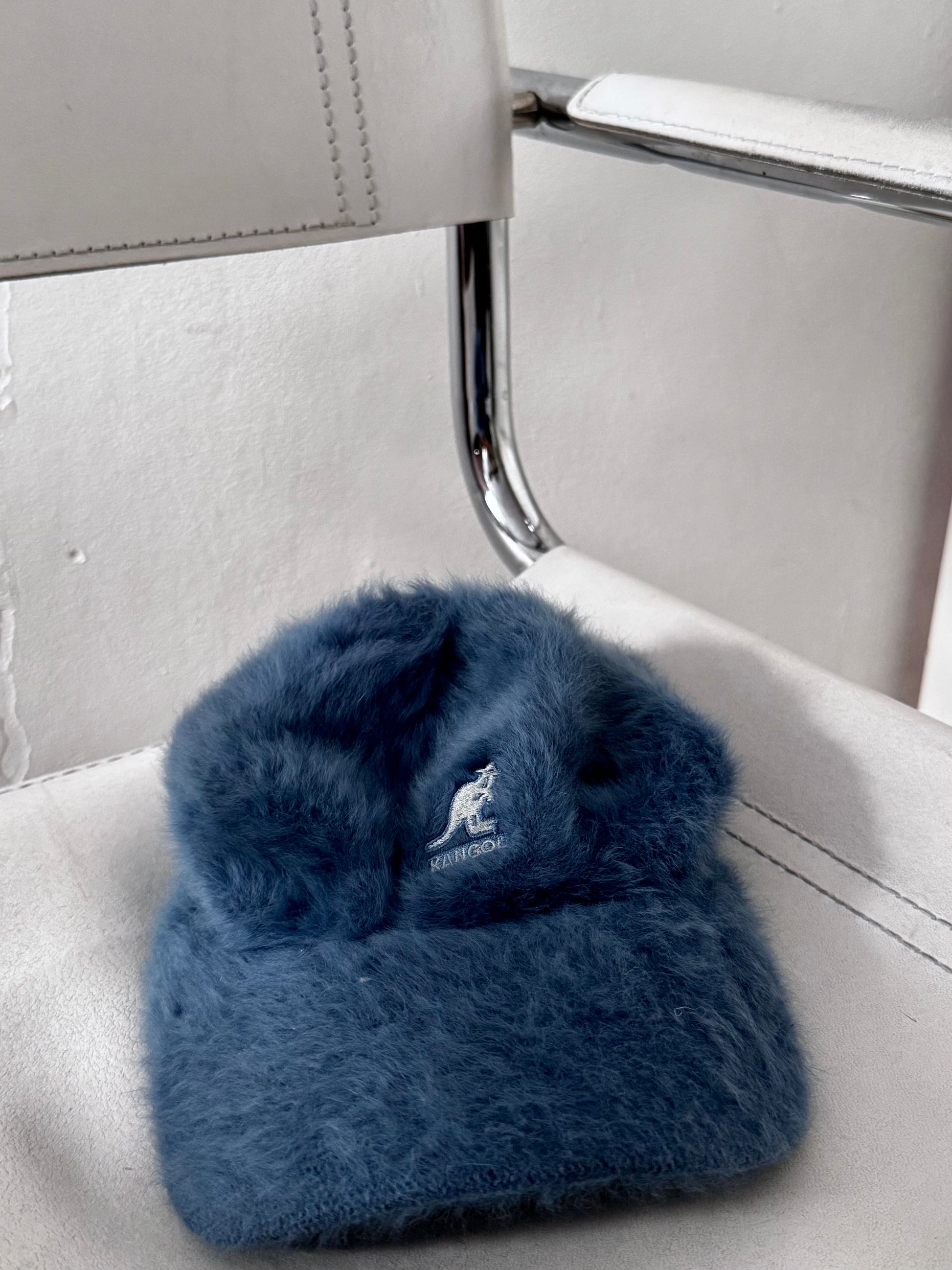 kangol fleece baseball cap hat fur angorra fuzzy details